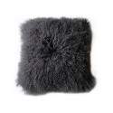 Housse Coussin Agneau du Tibet Gris