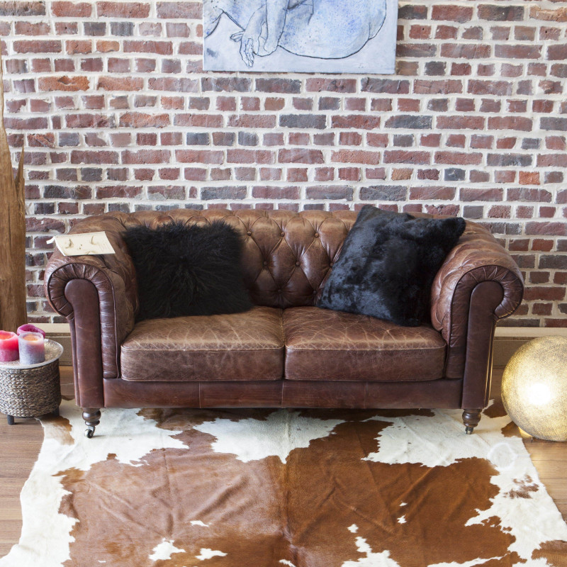 Housse coussin Lapin Noir recto/verso