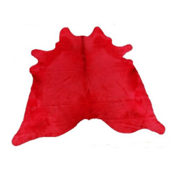 Peau de vache rouge