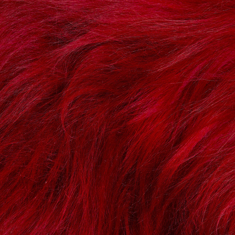 Peau de mouton rouge
