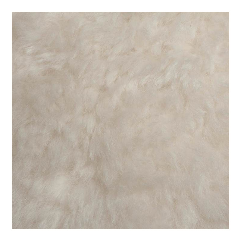 Pouf en Peau de mouton blanc