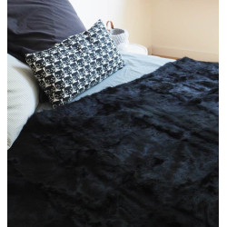 Plaid Lapin Noir