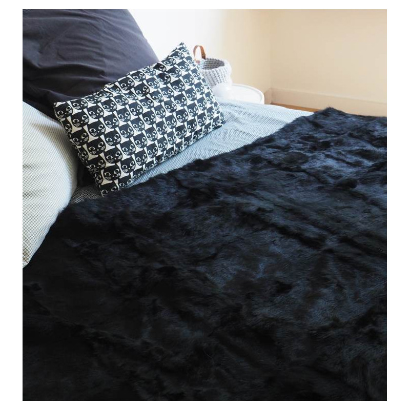 Plaid Lapin Noir