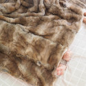 Plaid Lapin Marron