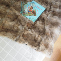 Plaid Lapin Marron