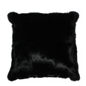 Housse coussin Lapin Noir recto/verso