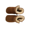 Chaussons bébés en peau de mouton
