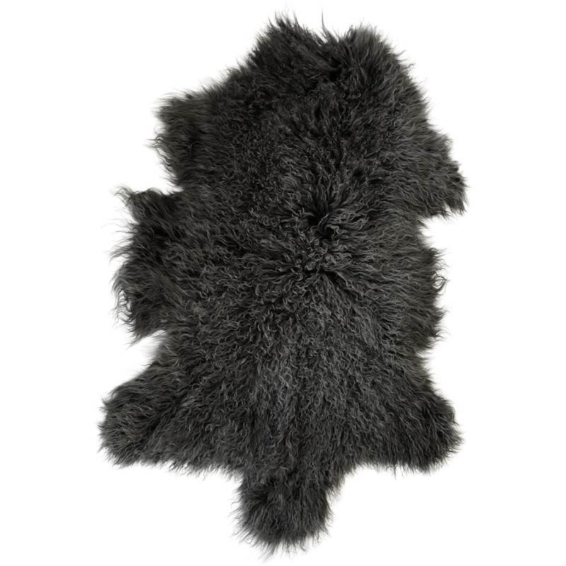Peau Agneau Du Tibet Gris
