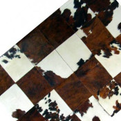 Peau de vache patchwork Normand sur-mesure