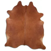 Peau de vache marron naturelle