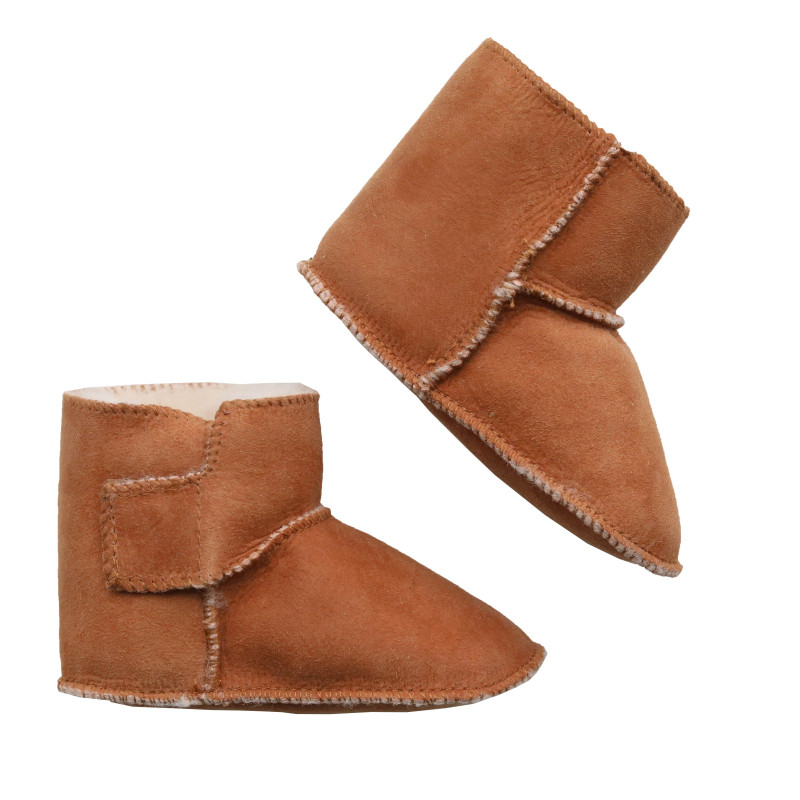 chaussons bébé peau de mouton