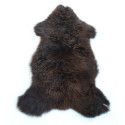 Peau de mouton marron