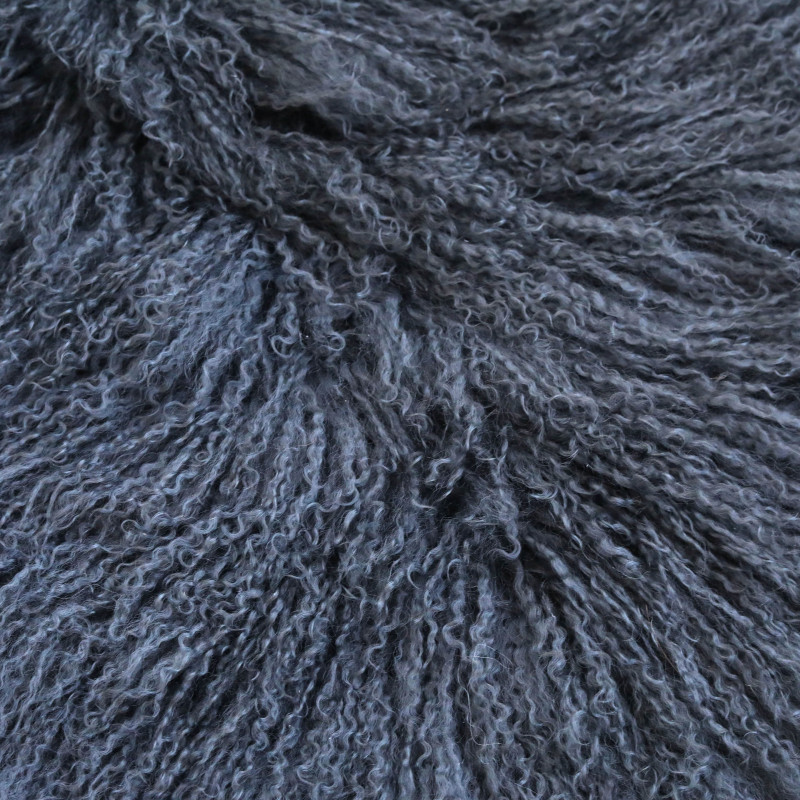 Peau Agneau Du Tibet Gris