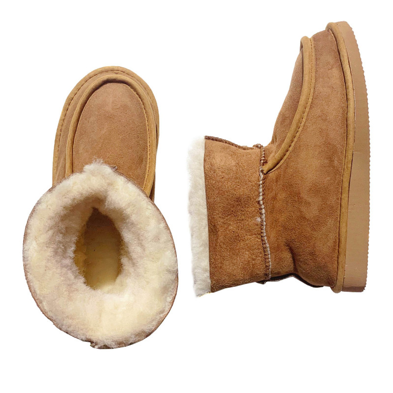 Pantoffels van schapenvacht