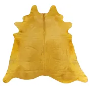 Peau de Vache Teintée jaune orangée
