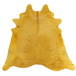 Peau de Vache Teintée jaune orangée