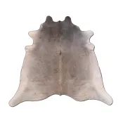 Peau de Vache Unicolore Gris