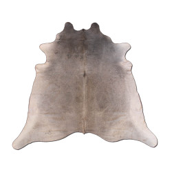Peau de Vache Unicolore Gris