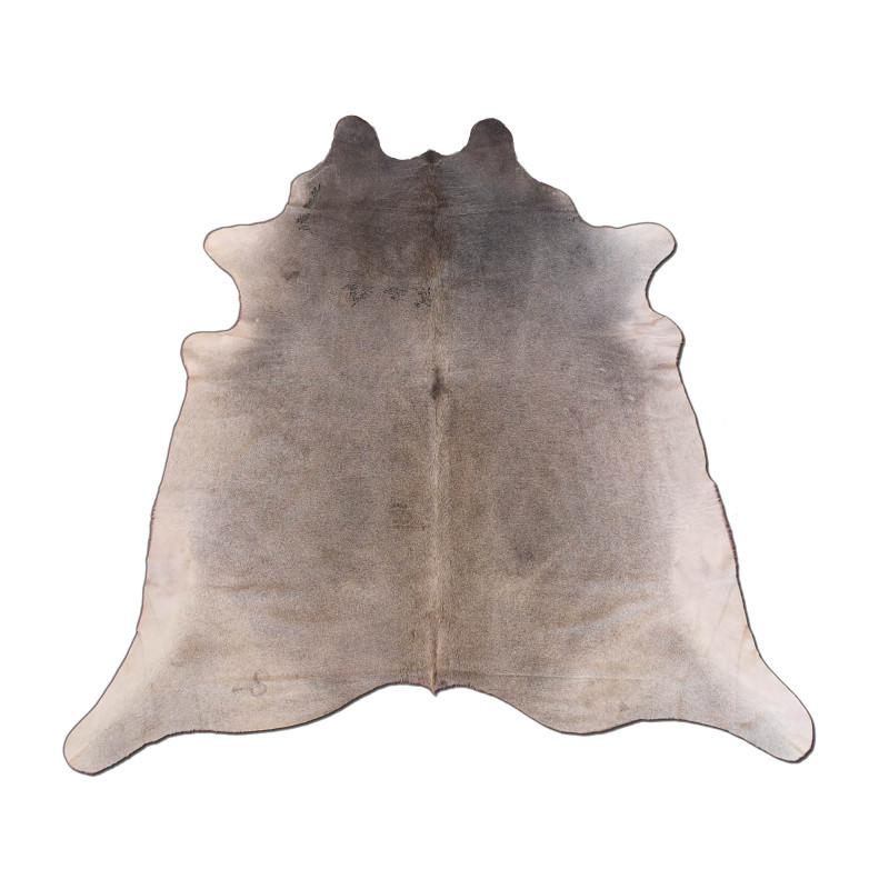 Peau de Vache Unicolore Gris