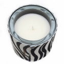 Zebra koeienhuidkaars - 1 lont