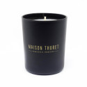 Bougie En Verre Noir Mat