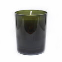 Bougie En Verre Vert Olive