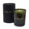 Bougie En Verre Vert Olive