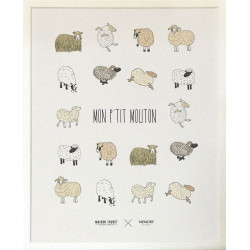 Mijn kleine schaap-poster