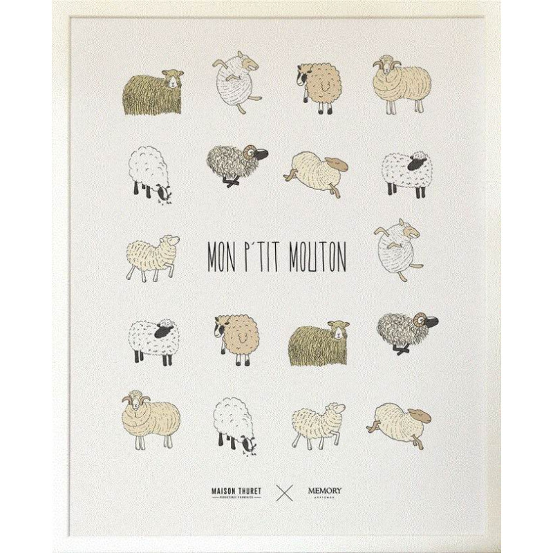 Mijn kleine schaap-poster