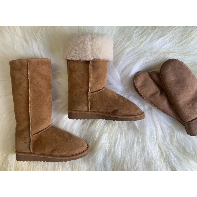 Bottes en peau de mouton | Chaussures hiver peau de mouton | Maison Thuret