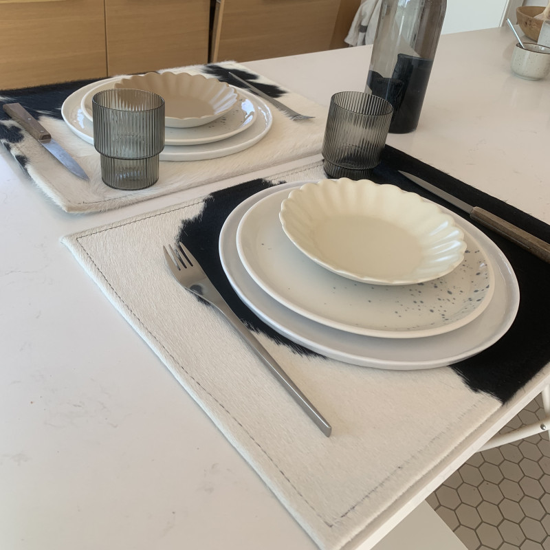 Set De Table En Peau De Vache