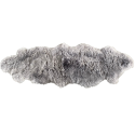 Peau de mouton teintée assemblée par 2, 4, 6, 8