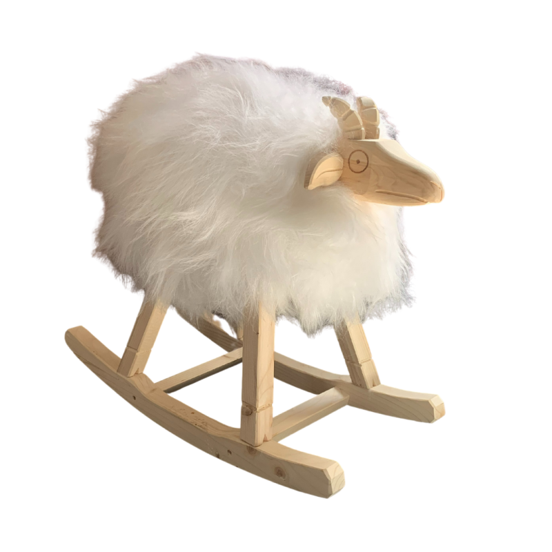 mouton décoratif à bascule chambre enfant