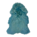 Peau de mouton bleu ciel