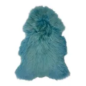 Peau de mouton bleu ciel