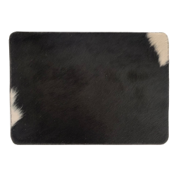 Set De Table En Peau De Vache Coins Arrondis
