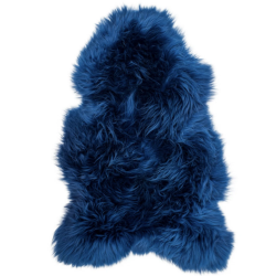 Peau de mouton bleu navy