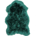 Peau de mouton verte bouteille