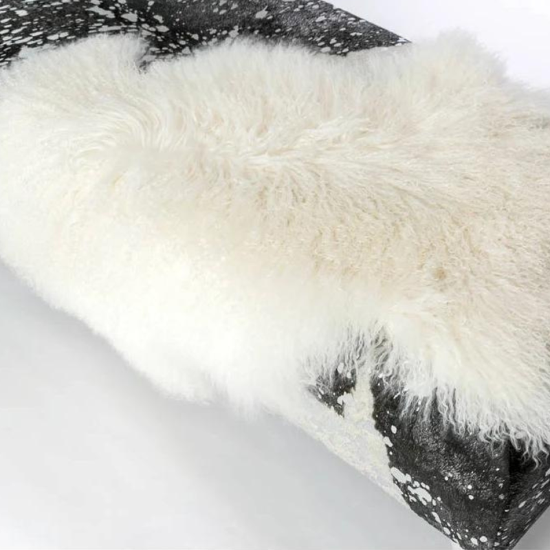 Witte Tibetaanse lamsvacht