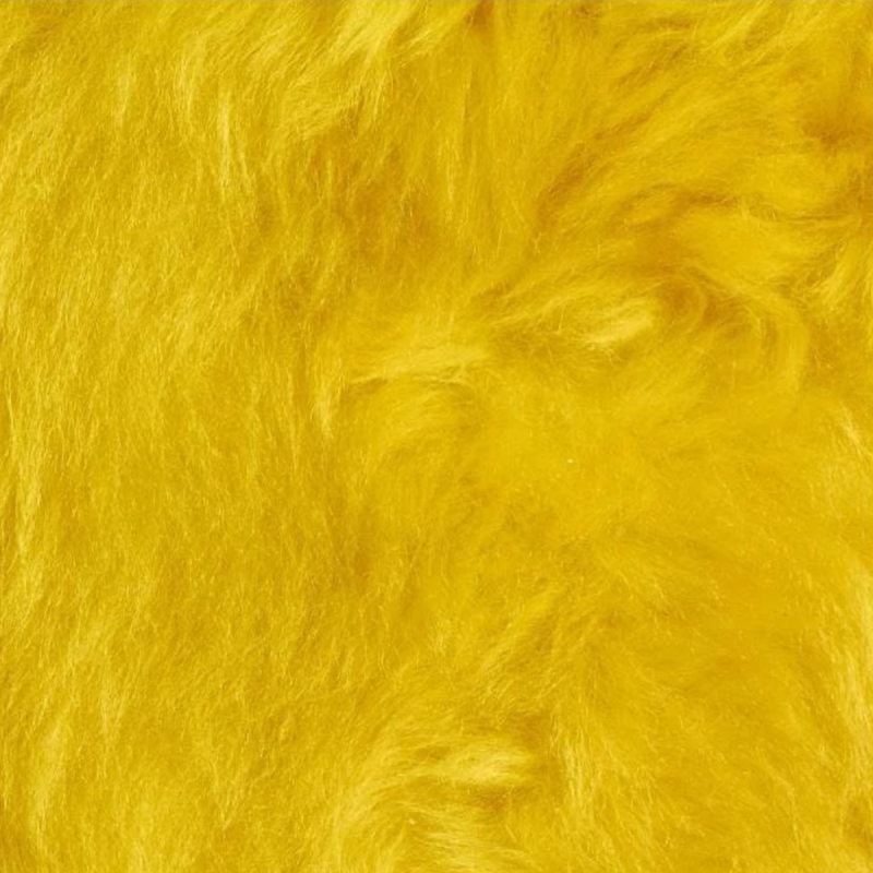 Peau de mouton jaune