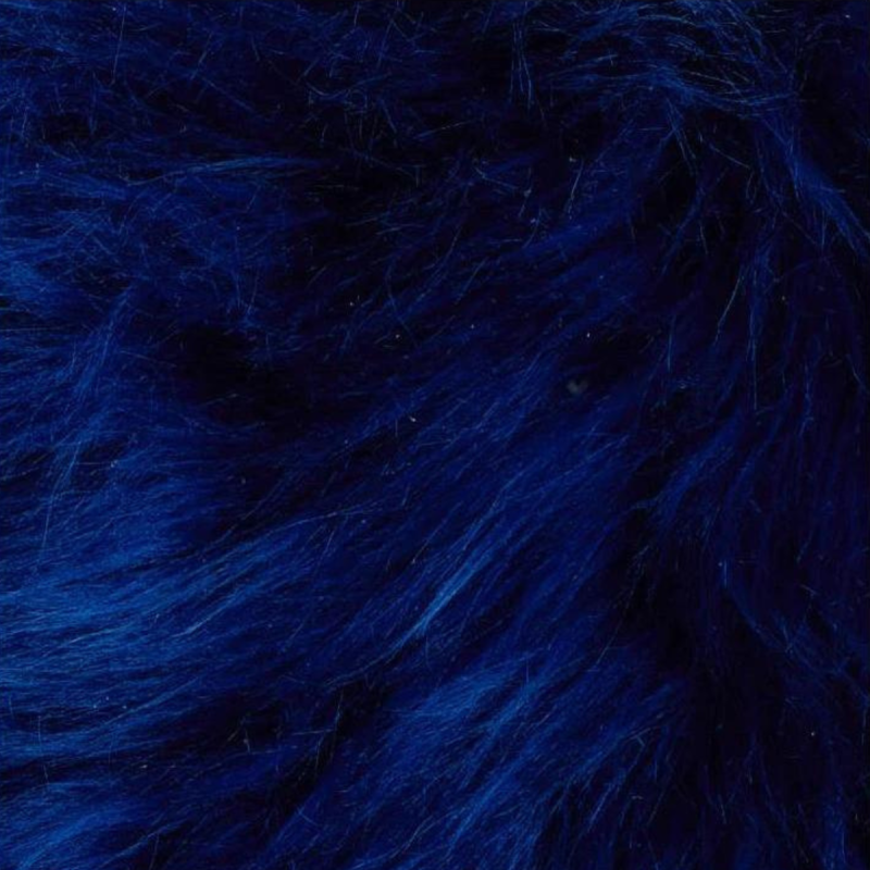 Peau de mouton bleu navy