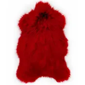 Peau de mouton rouge