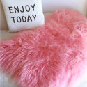 Peau de mouton rose