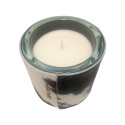Bougie En Peau De Vache Noire Et Blanche - 1 Mèche