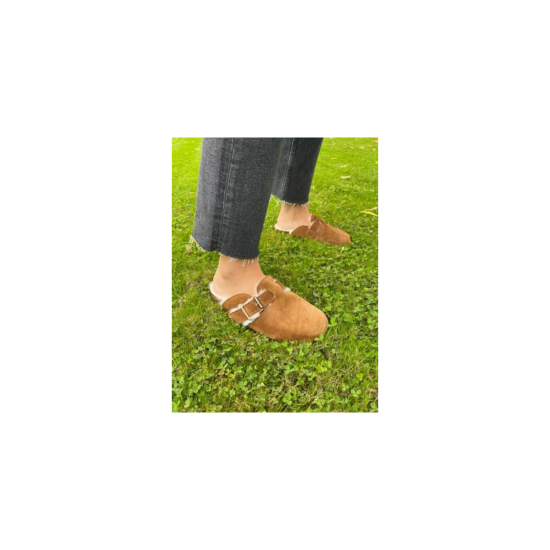 Sabots en peau de mouton | Chaussons peau de mouton | Maison Thuret