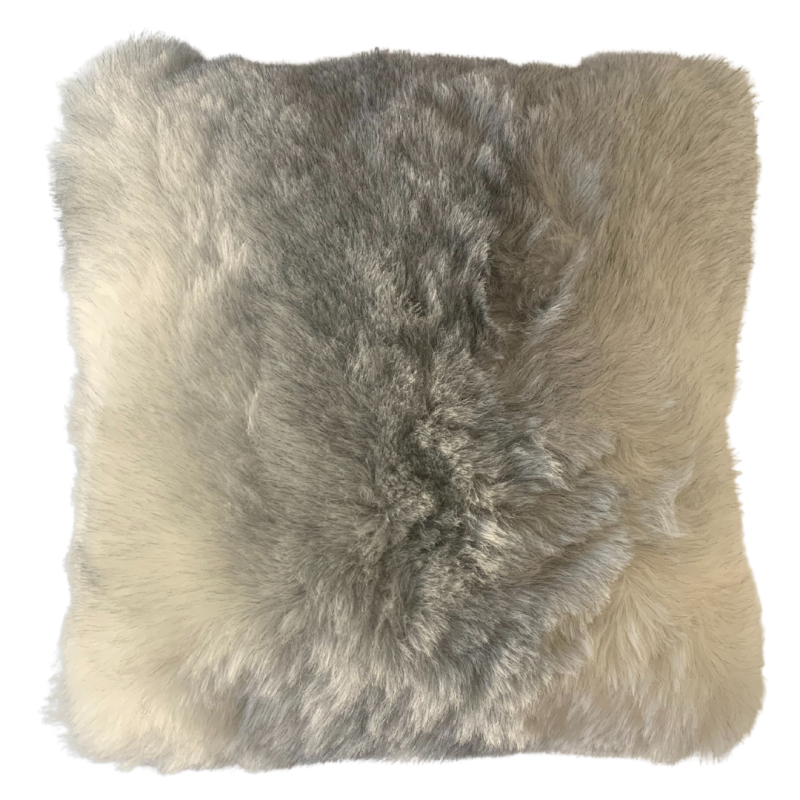 Coussin en peau de Mouton Islandais blanc