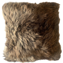 Coussin en peau de Mouton Islandais blanc