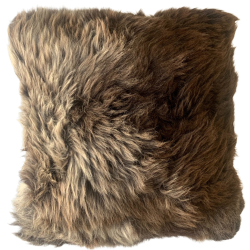 Coussin en peau de Mouton Islandais blanc