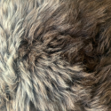 Coussin en peau de Mouton Islandais blanc