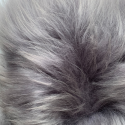 Coussin En Peau De Mouton Islandais Gris